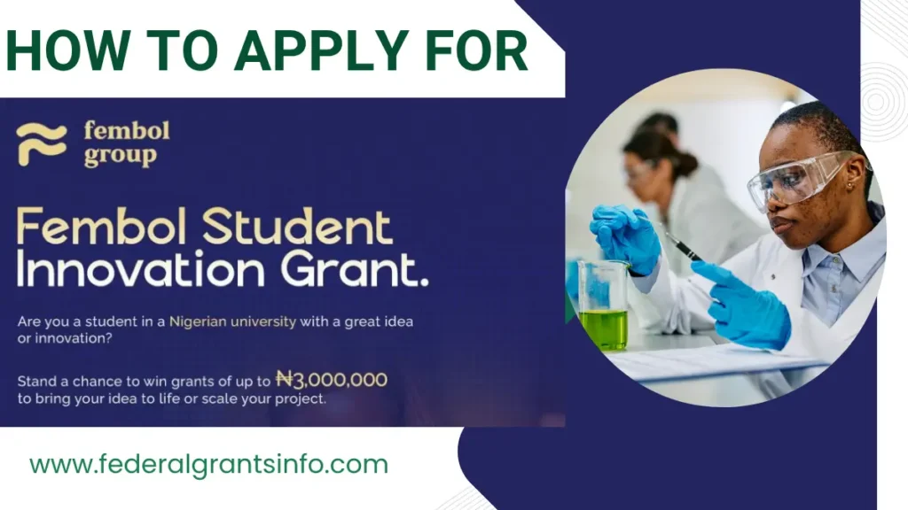 Fembol grant female student STEM eligibility