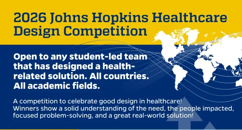 Johns Hopkins Healthcare Design Competition 2026 – Apply grant now